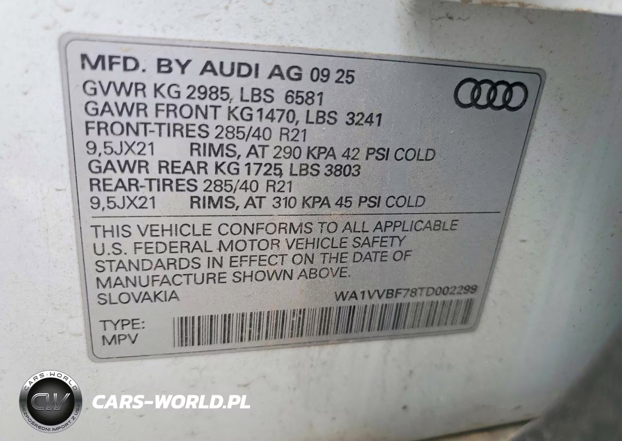 2026 Audi Q7 Prestige VIN:WA1VVBF78TD002299 - 13