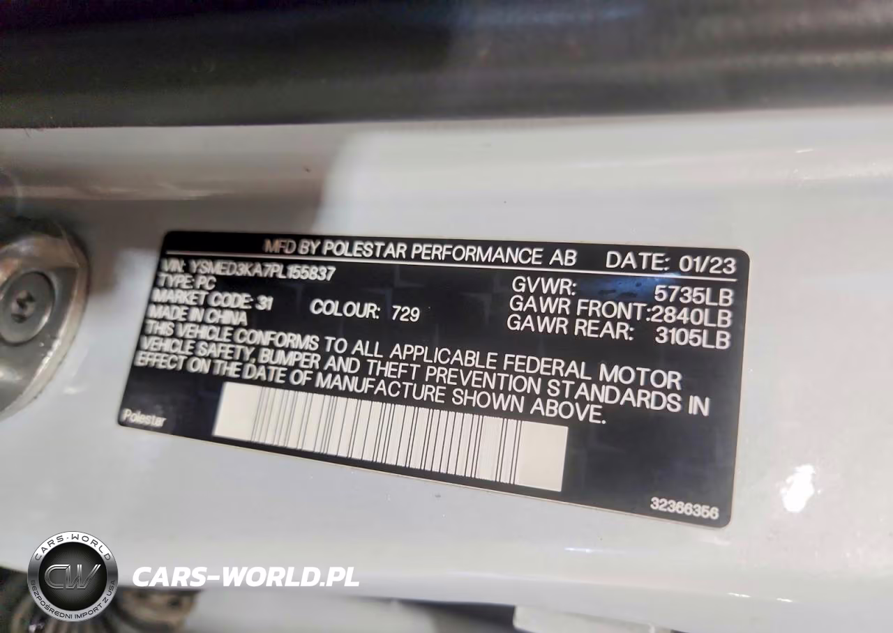 2023 Polestar 2 VIN:YSMED3KA7PL155837 - 12