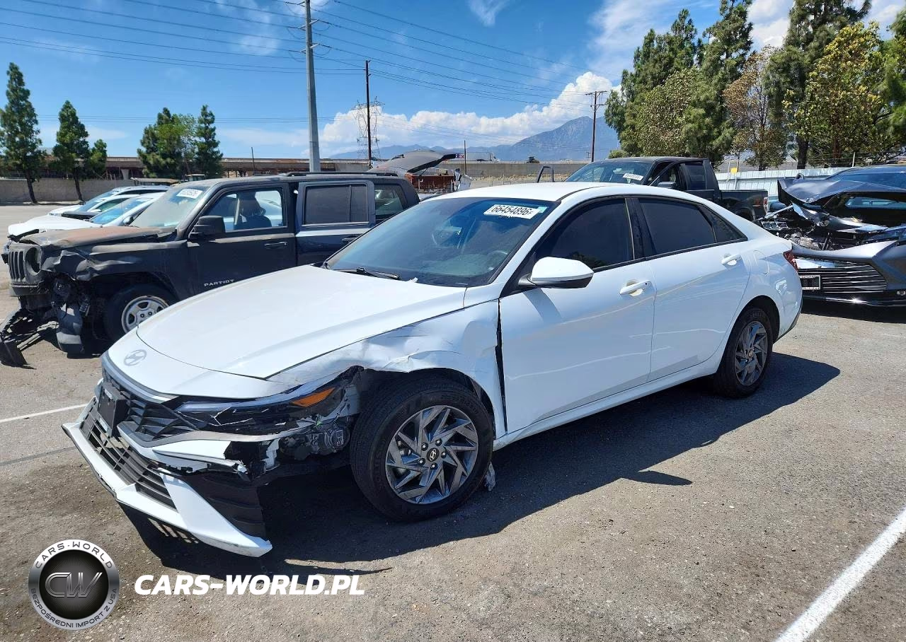 2025 Hyundai Elantra Hybrid Blue VIN:KMHLM4DJ5SU140595 - 1
