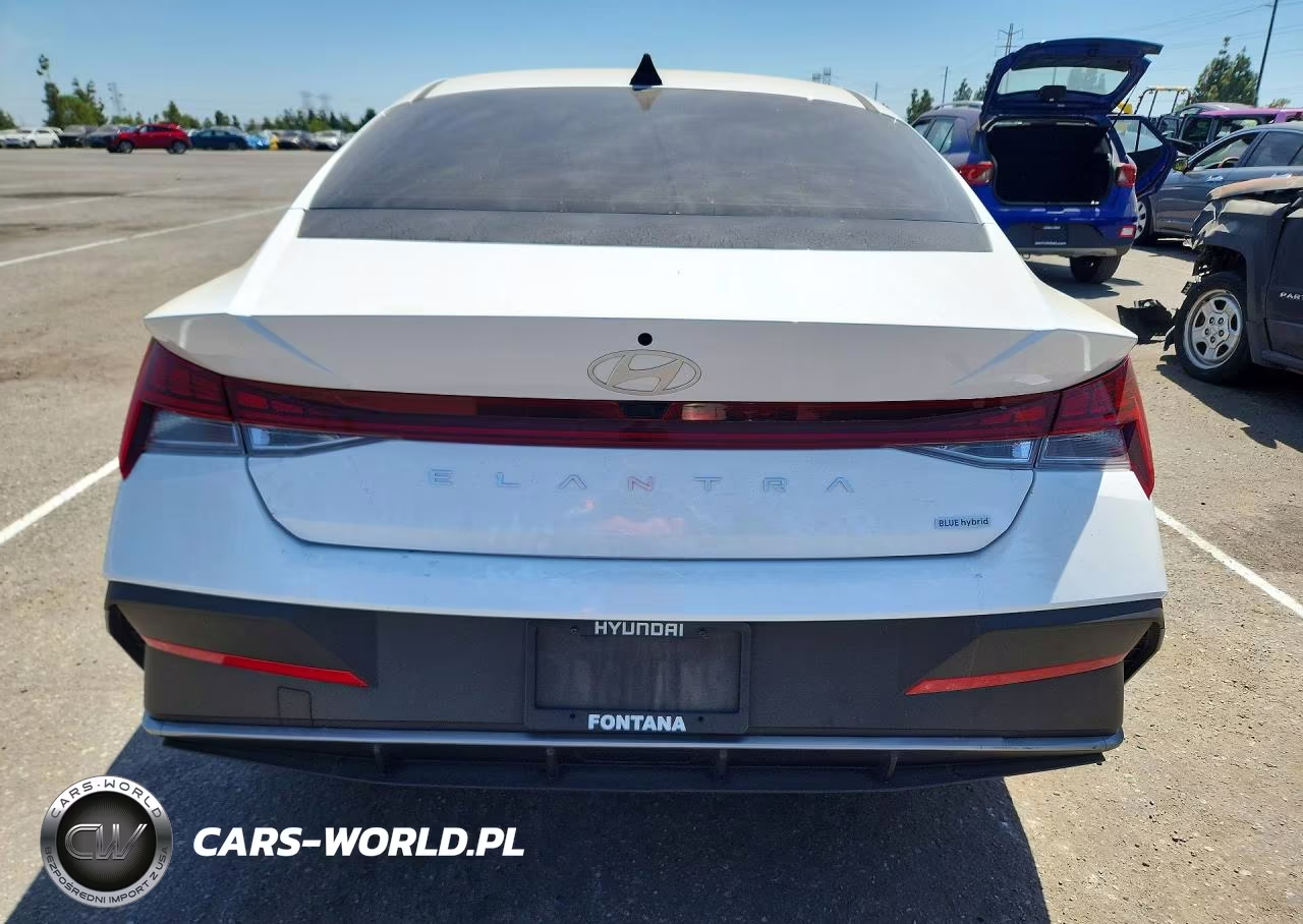 2025 Hyundai Elantra Hybrid Blue VIN:KMHLM4DJ5SU140595 - 6
