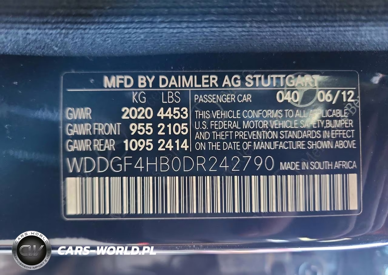 2013 Mercedes-Benz C 250 VIN:WDDGF4HB0DR242790 - 12