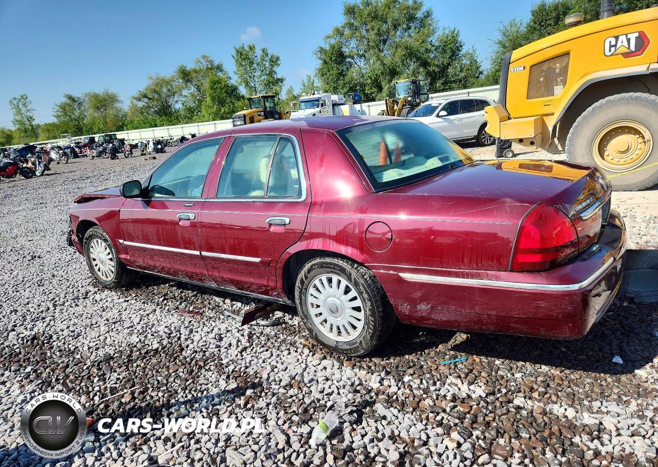 2008 Mercury Grand Marquis Ls VIN:2MEHM75V18X607976 - 2