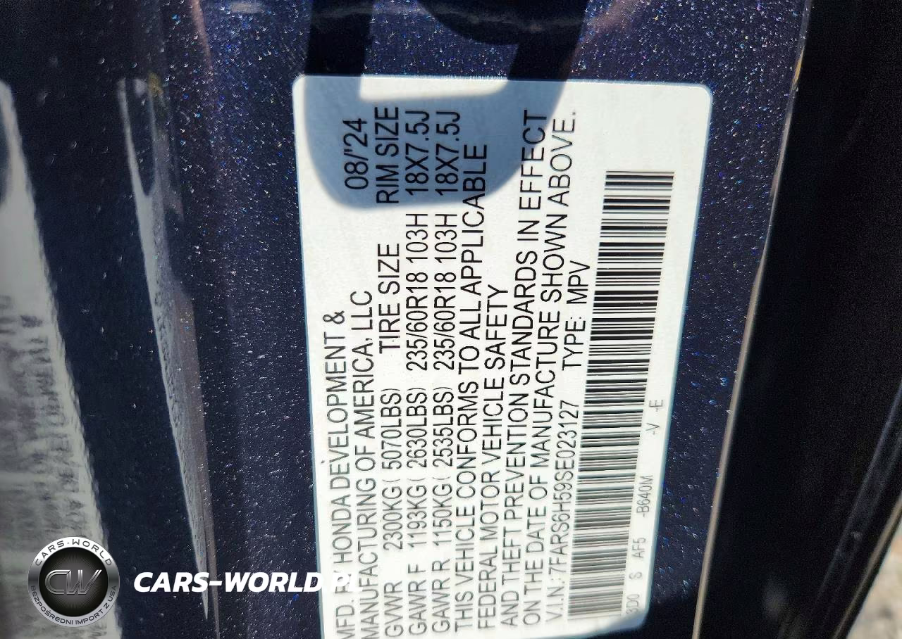 2025 Honda Cr-V Sport VIN:7FARS6H59SE023127 - 13