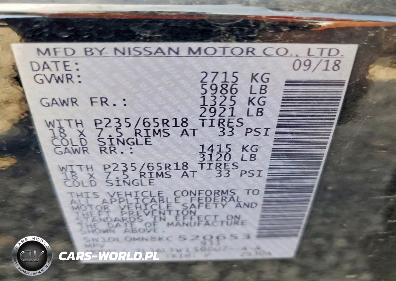 2019 Infiniti Qx60 Luxe VIN:5N1DL0MN8KC520653 - 14