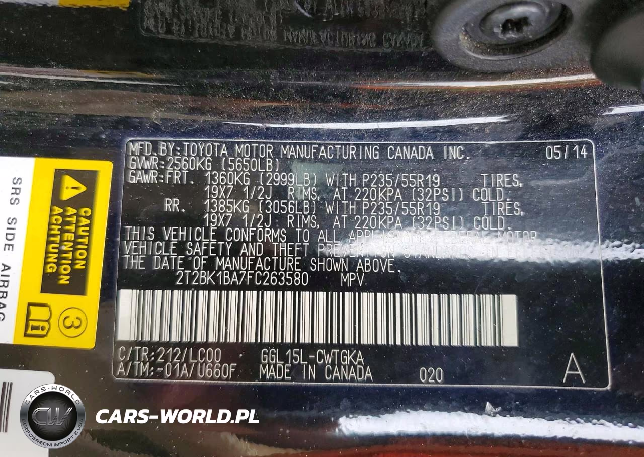 2015 Lexus Rx 350 Base VIN:2T2BK1BA7FC263580 - 13