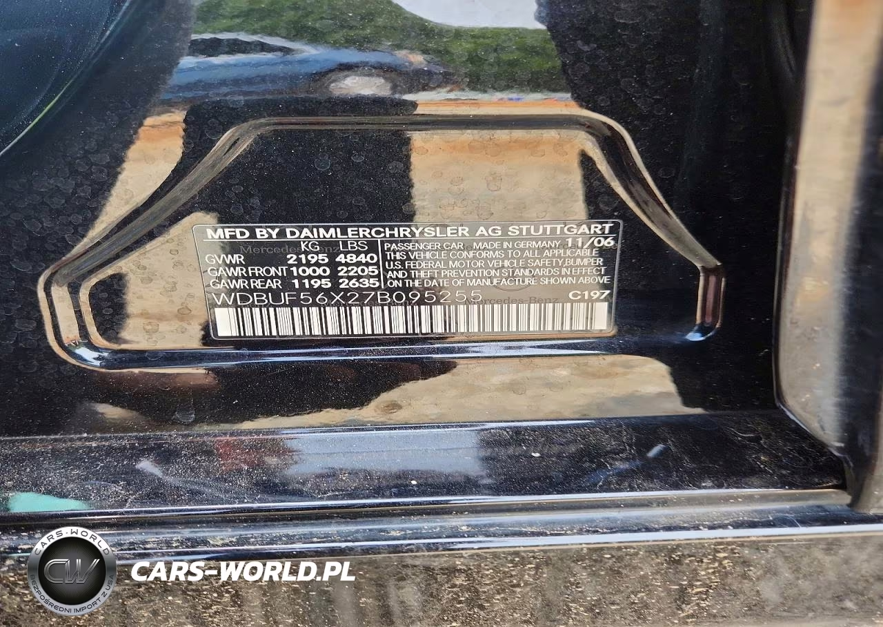2007 Mercedes-Benz E 350 VIN:WDBUF56X27B095255 - 12