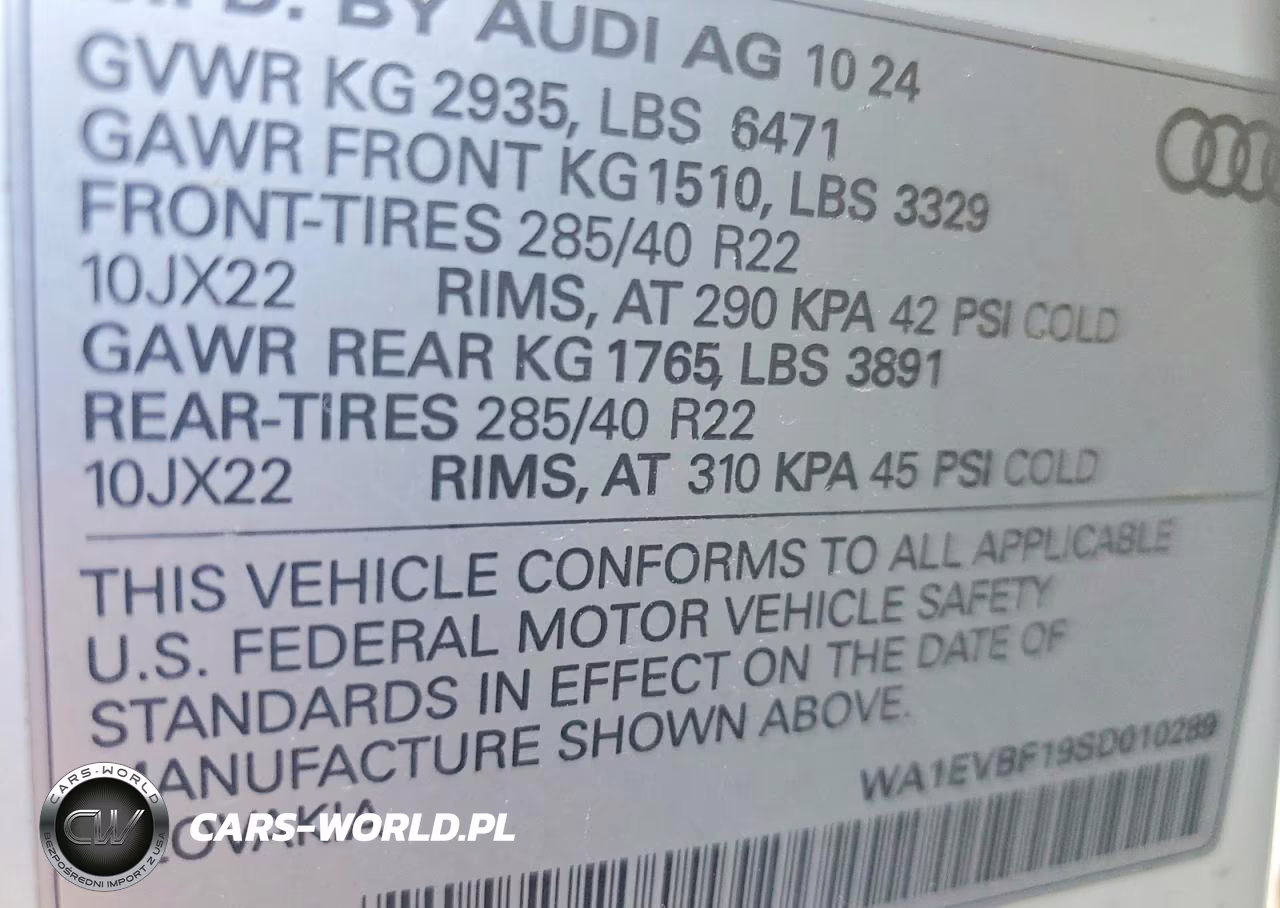 2025 Audi Q8 Premium Plus S-Line VIN:WA1EVBF19SD010289 - 13