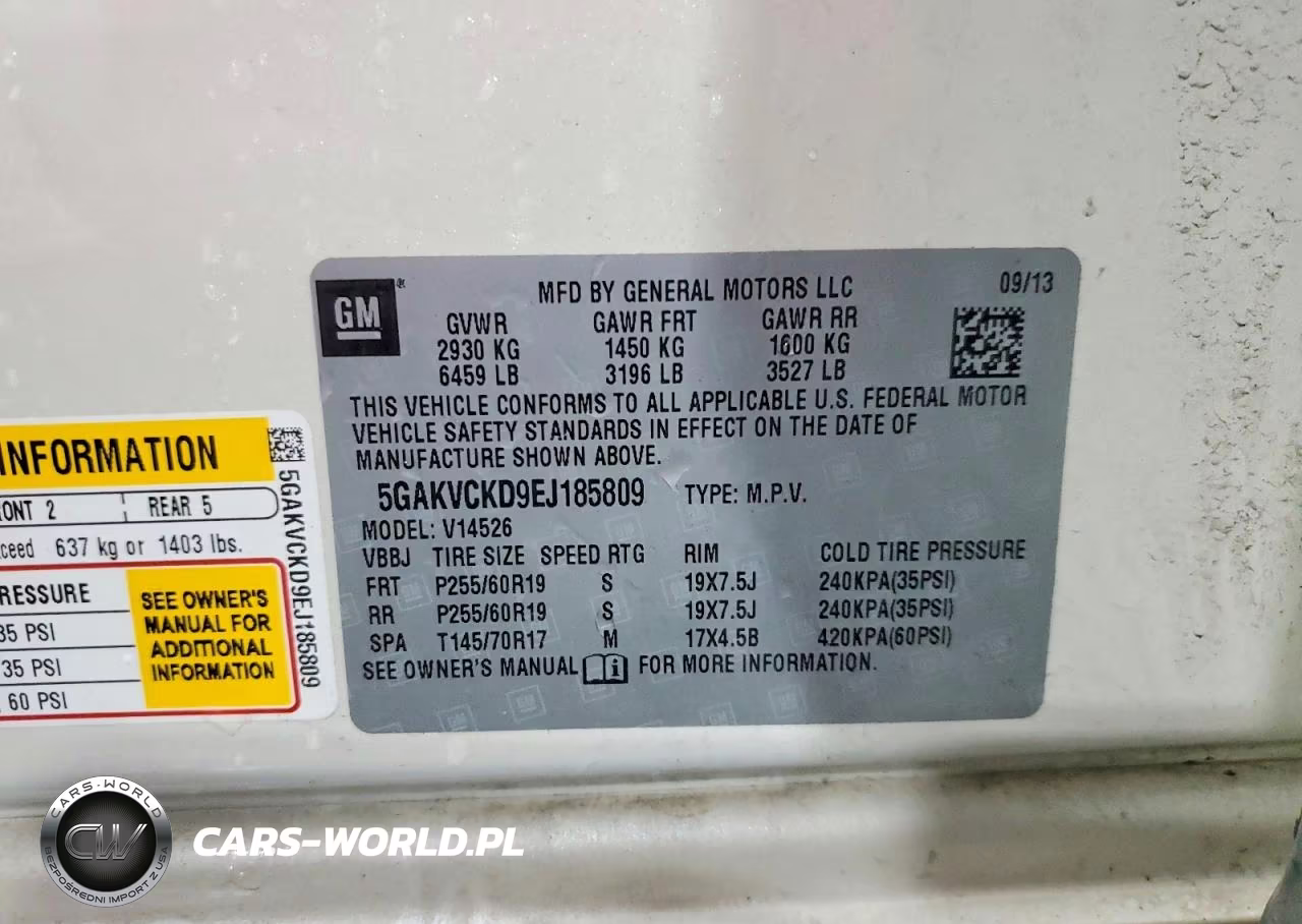 2014 Buick Enclave VIN:5GAKVCKD9EJ185809 - 12