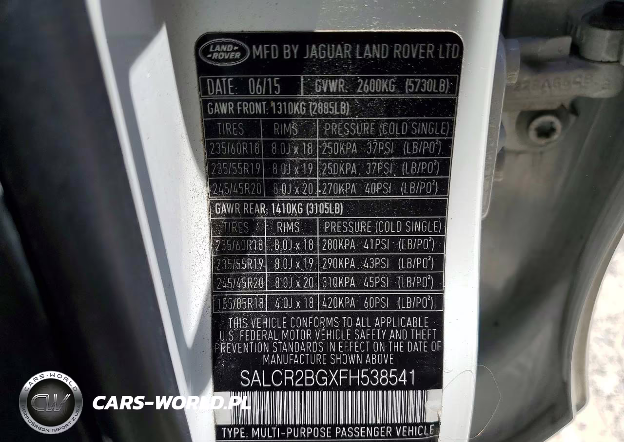 2015 Land Rover Discovery Sport Hse VIN:SALCR2BGXFH538541 - 13