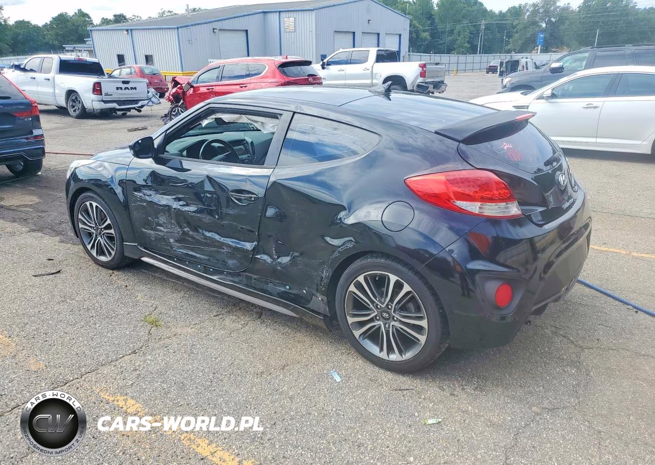 2016 Hyundai Veloster Turbo VIN:KMHTC6AE7GU282041 - 2