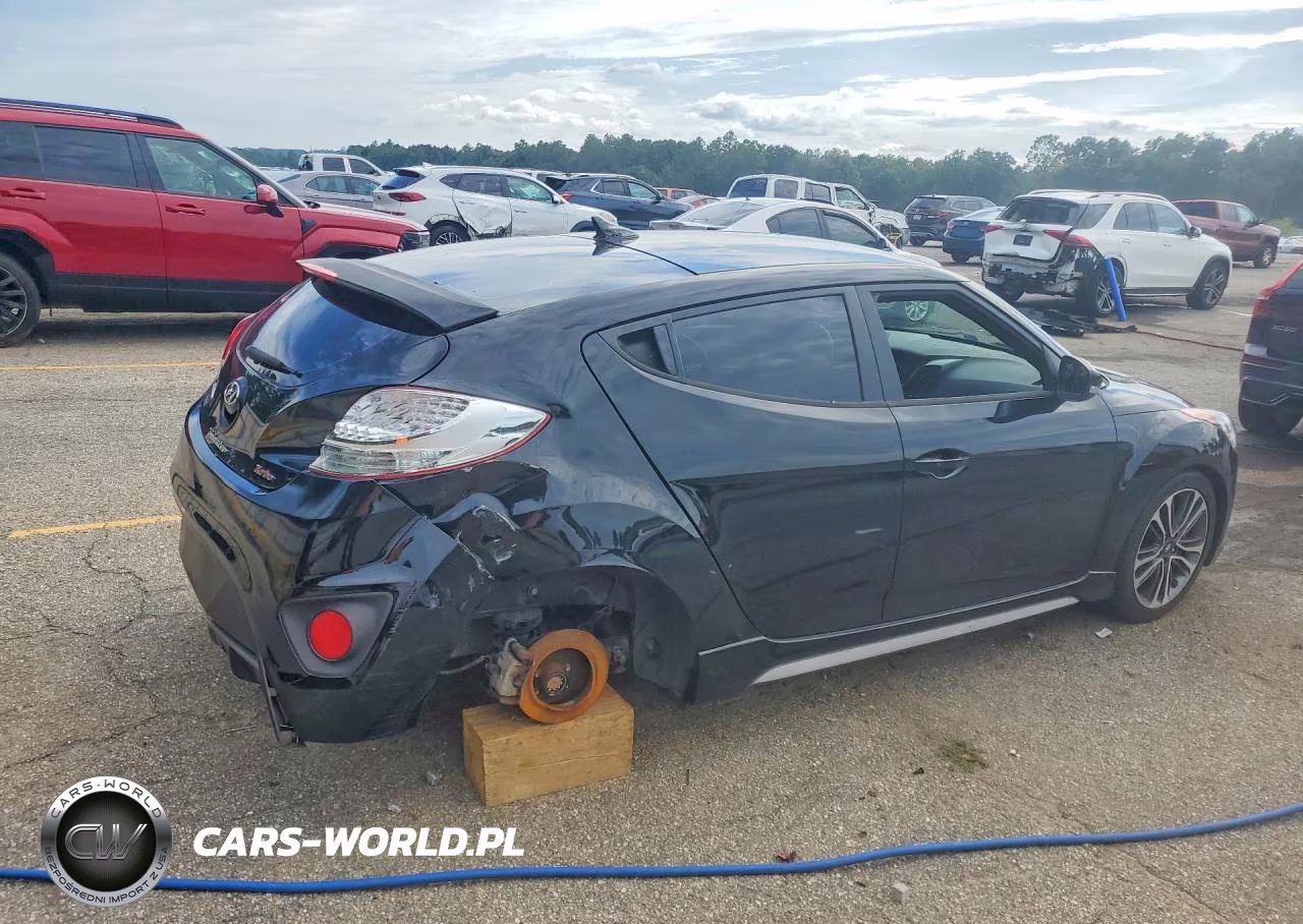 2016 Hyundai Veloster Turbo VIN:KMHTC6AE7GU282041 - 3
