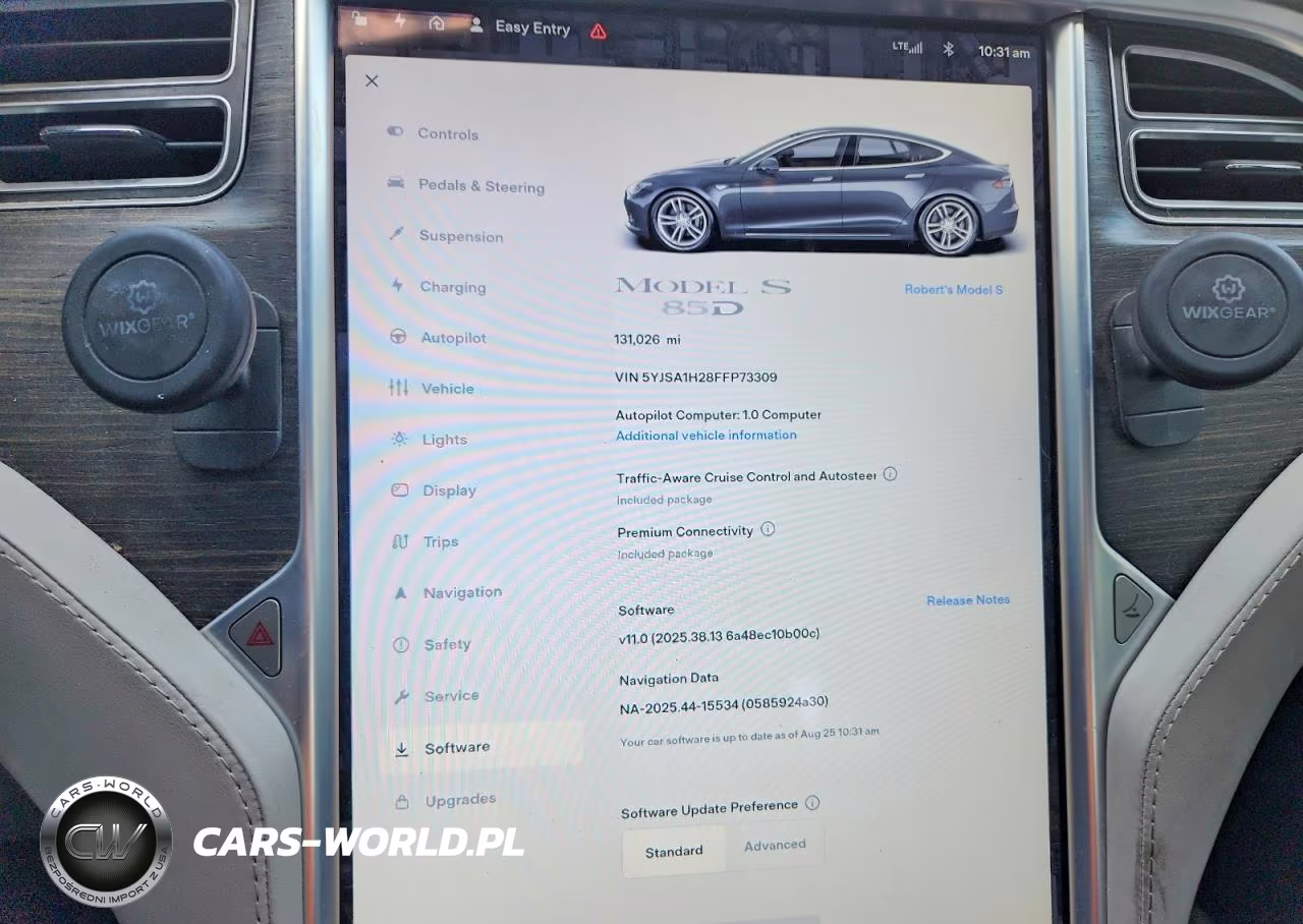 2015 Tesla Model S 85D VIN:5YJSA1H28FFP73309 - 9