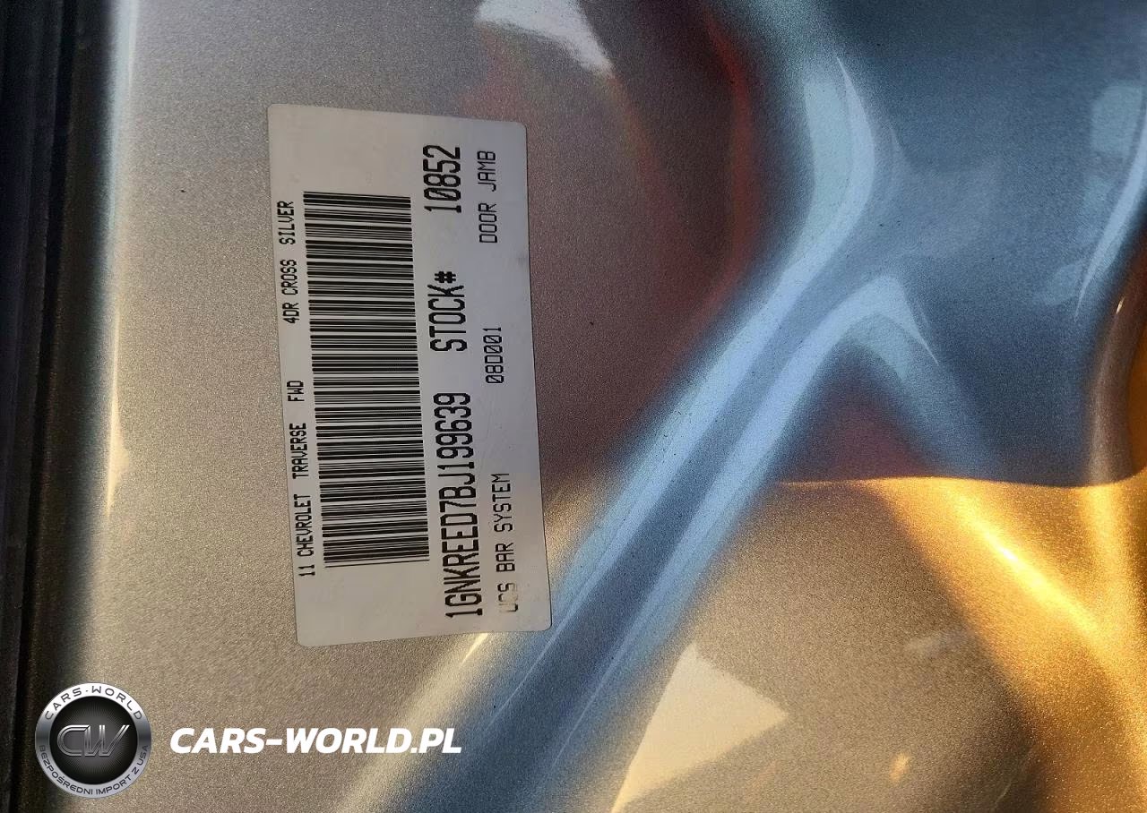 2011 Chevrolet Traverse Ls VIN:1GNKREED7BJ199639 - 13