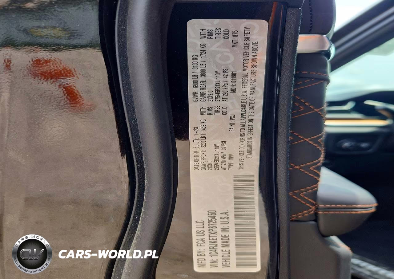 2023 Jeep Grand Cherokee L Summit VIN:1C4RJKETXP8725460 - 13