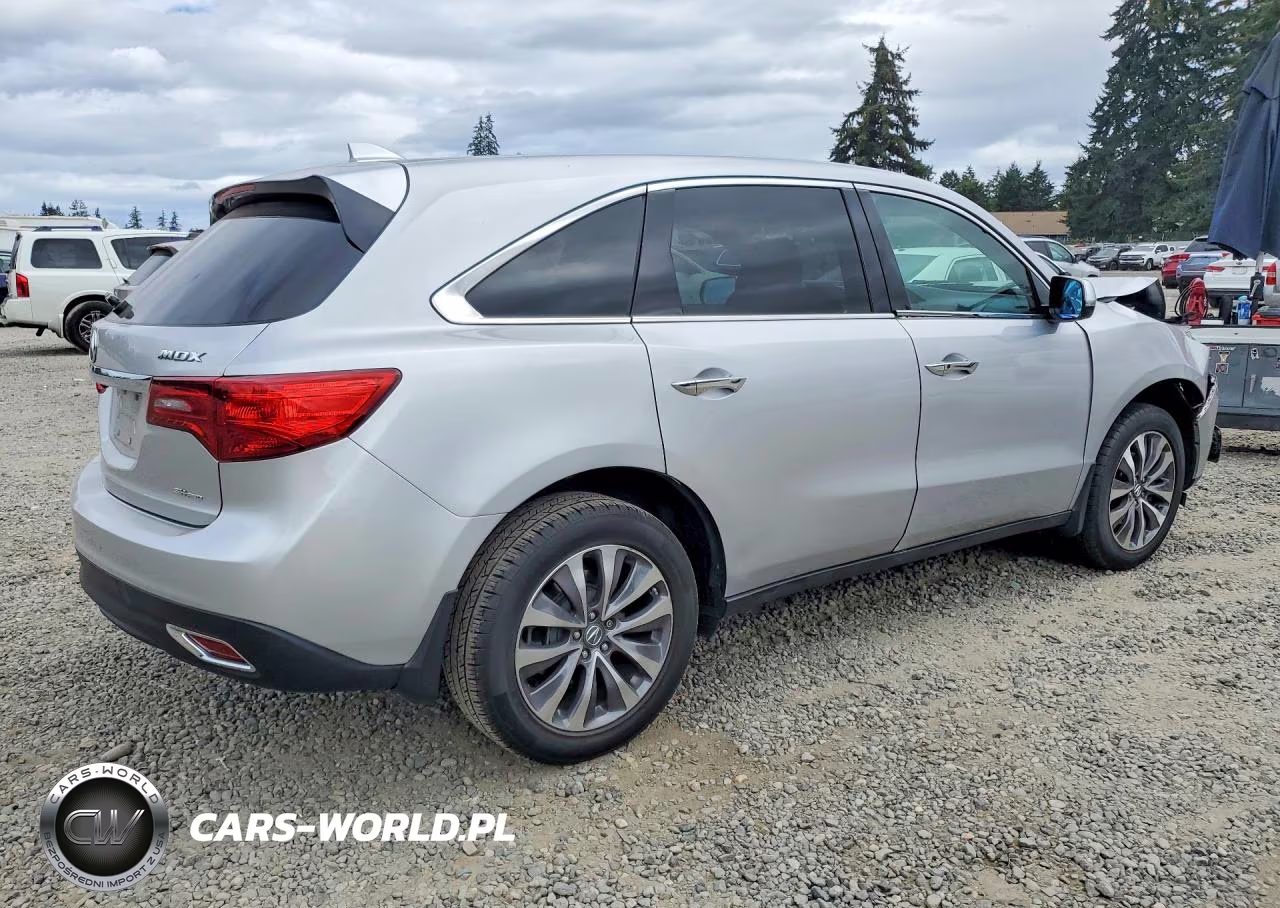 2015 Acura Mdx Technology VIN:5FRYD4H44FB501939 - 3