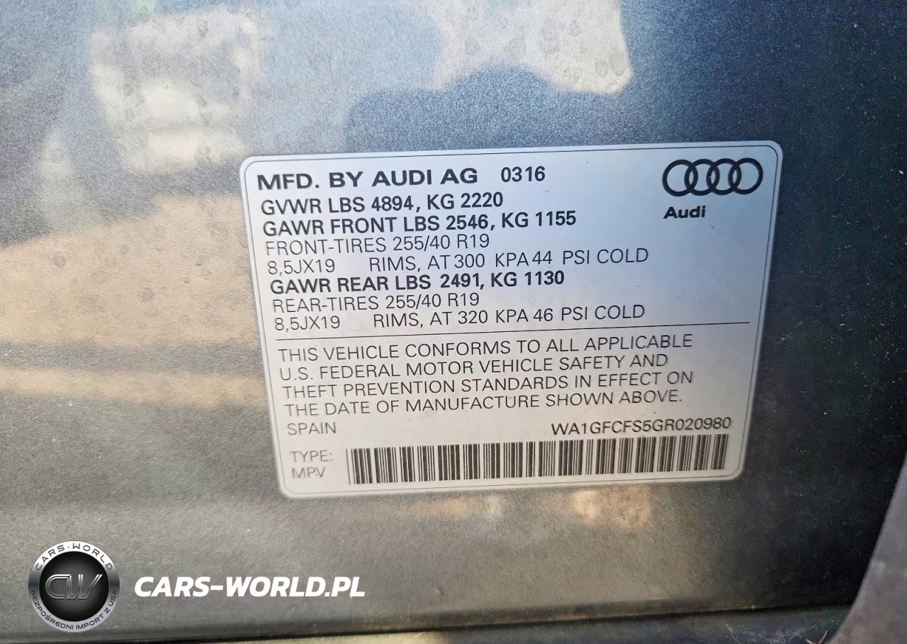 2016 Audi Q3 Prestige VIN:WA1GFCFS5GR020980 - 12
