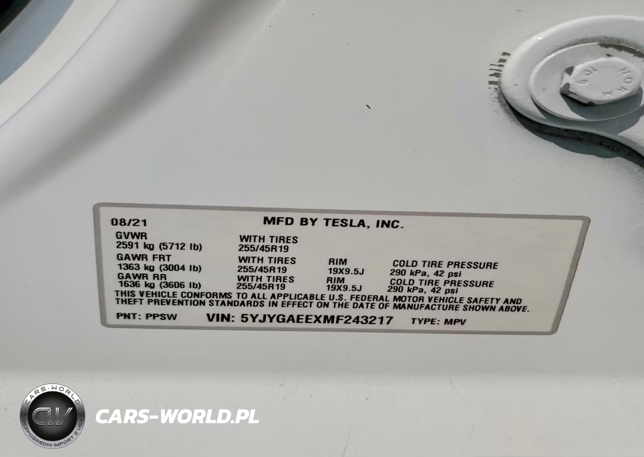2021 Tesla Model Y VIN:5YJYGAEEXMF243217 - 13