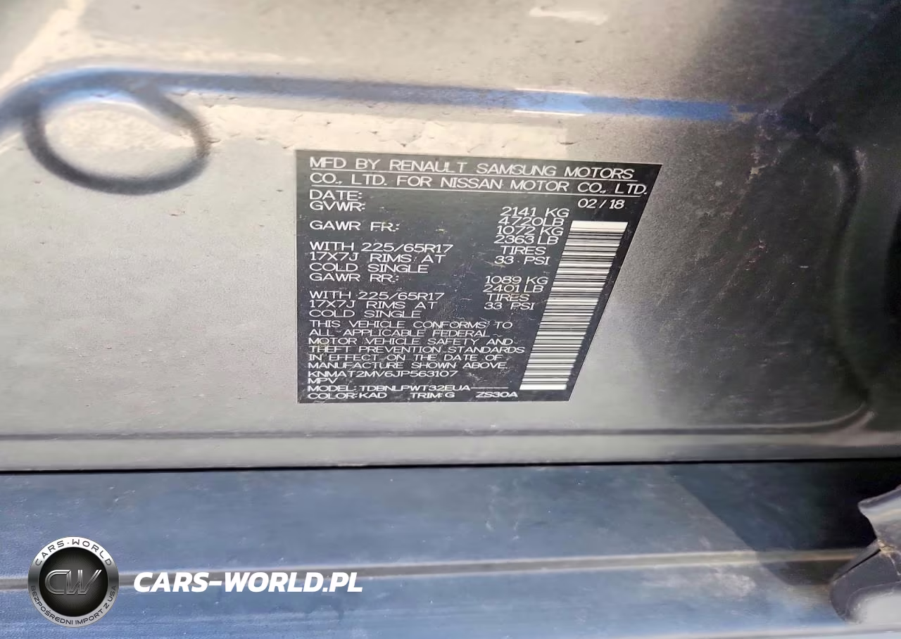 2018 Nissan Rogue S VIN:KNMAT2MV6JP563107 - 13
