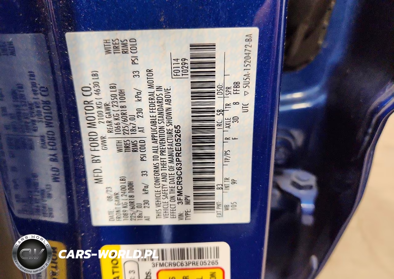 2023 Ford Bronco Sport Outer Banks VIN:3FMCR9C63PRE05265 - 13