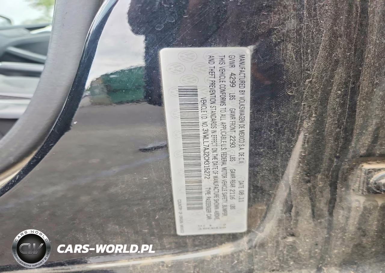 2012 Volkswagen Jetta Tdi VIN:3VWLL7AJ2CM315272 - 12