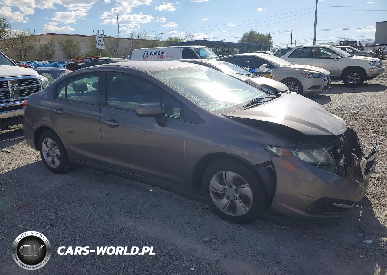 2014 Honda Civic Lx VIN:19XFB2F50EE048373 - 4