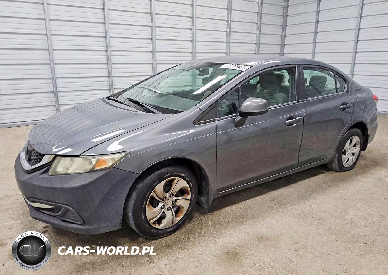 2013 Honda Civic Lx VIN:19XFB2F55DE081061 - 1