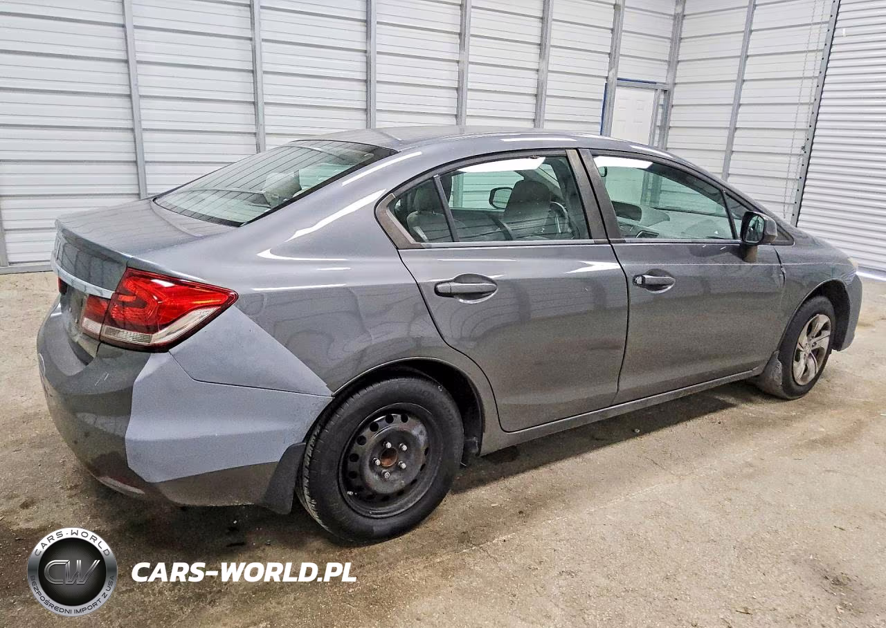 2013 Honda Civic Lx VIN:19XFB2F55DE081061 - 3