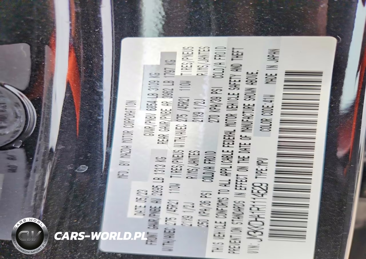 2024 Mazda Cx-90 Premium VIN:JM3KKDHA1R1114529 - 13