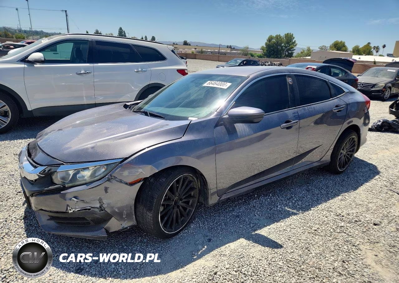 2018 Honda Civic Lx VIN:2HGFC2F58JH524463 - 1