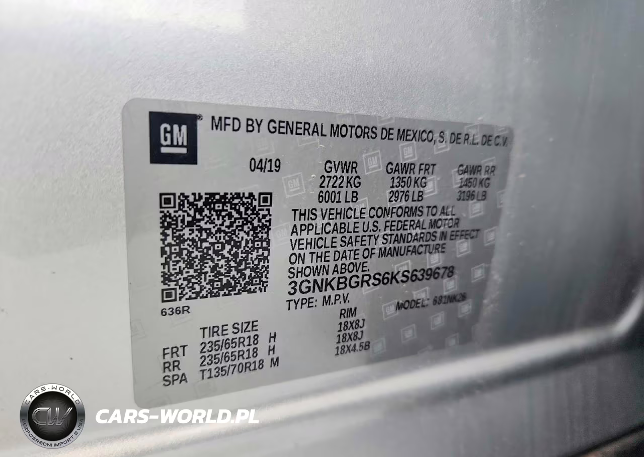 2019 Chevrolet Blazer 2Lt VIN:3GNKBGRS6KS639678 - 14