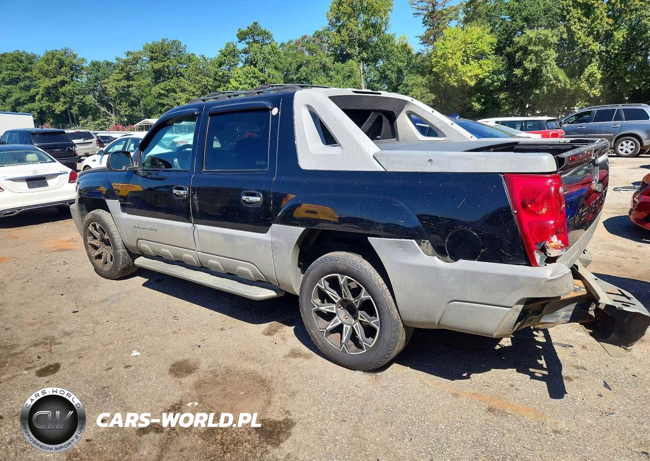 2002 Chevrolet Avalanche C1500 VIN:3GNEC13T42G167976 - 2