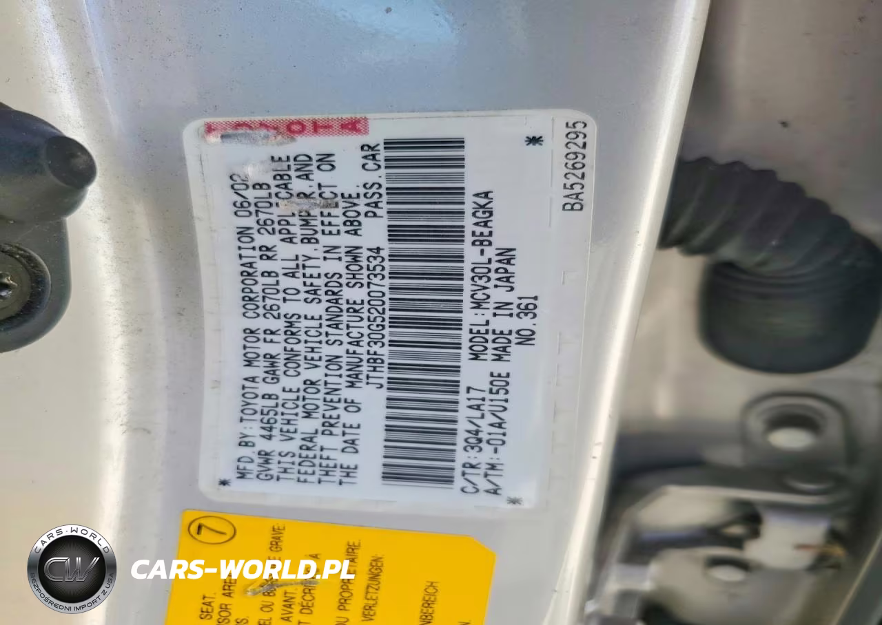 2002 Lexus Es 300 VIN:JTHBF30G520073534 - 12