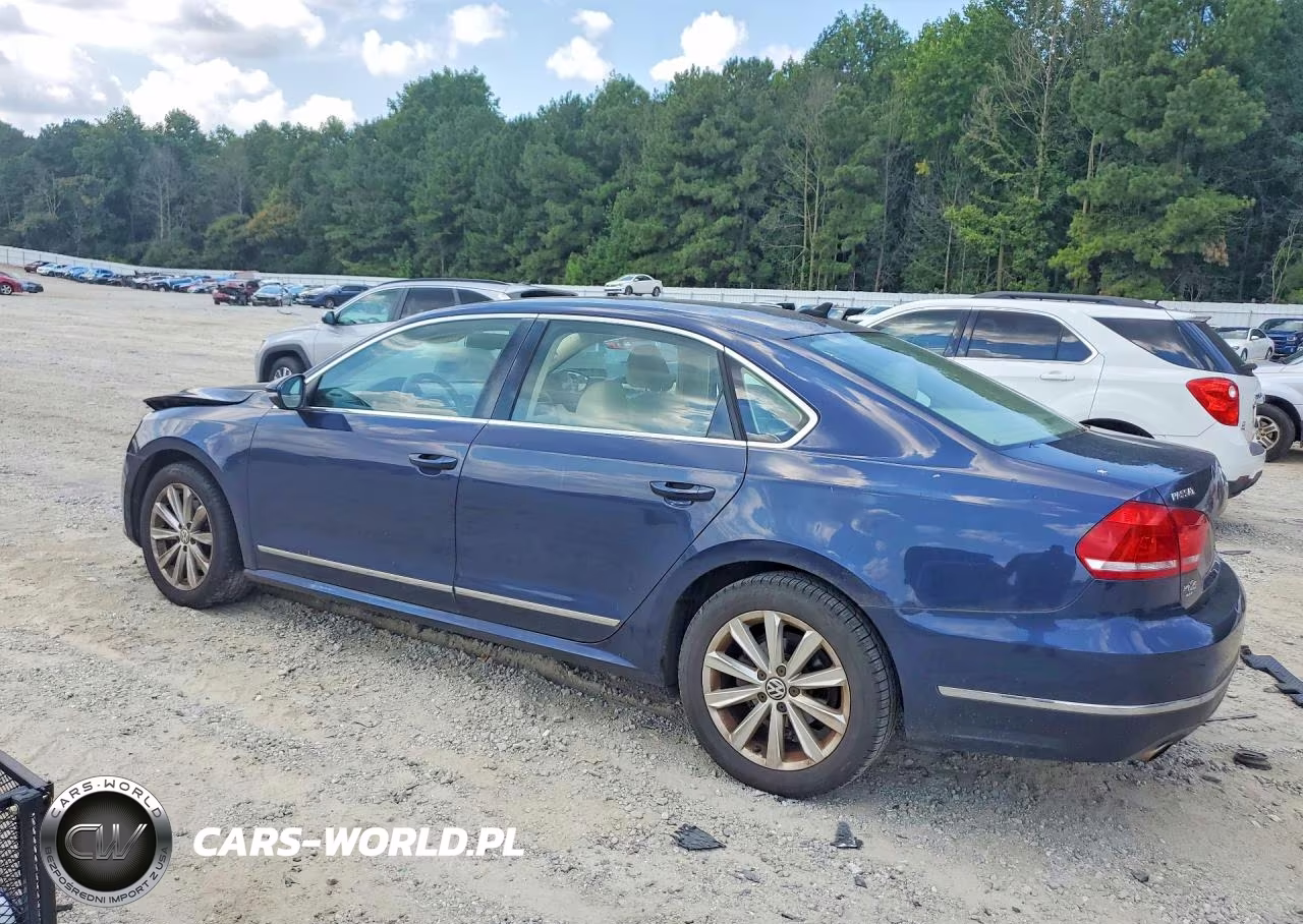 2012 Volkswagen Passat Sel VIN:1VWCP7A36CC022496 - 2
