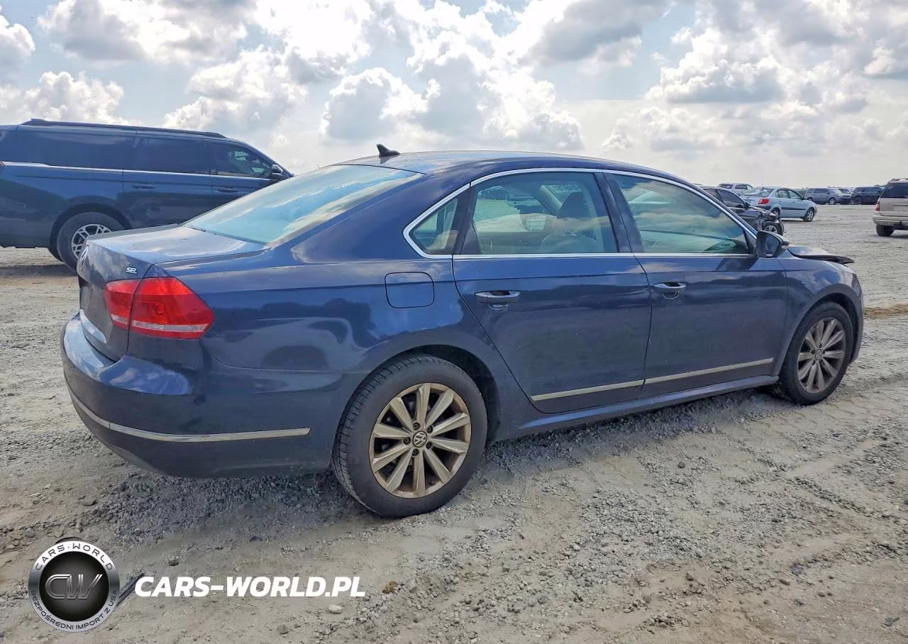 2012 Volkswagen Passat Sel VIN:1VWCP7A36CC022496 - 3