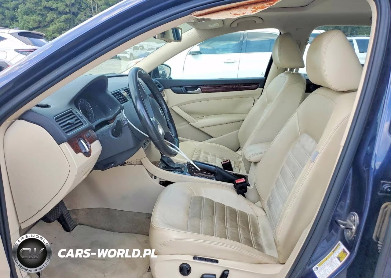2012 Volkswagen Passat Sel VIN:1VWCP7A36CC022496 - 7