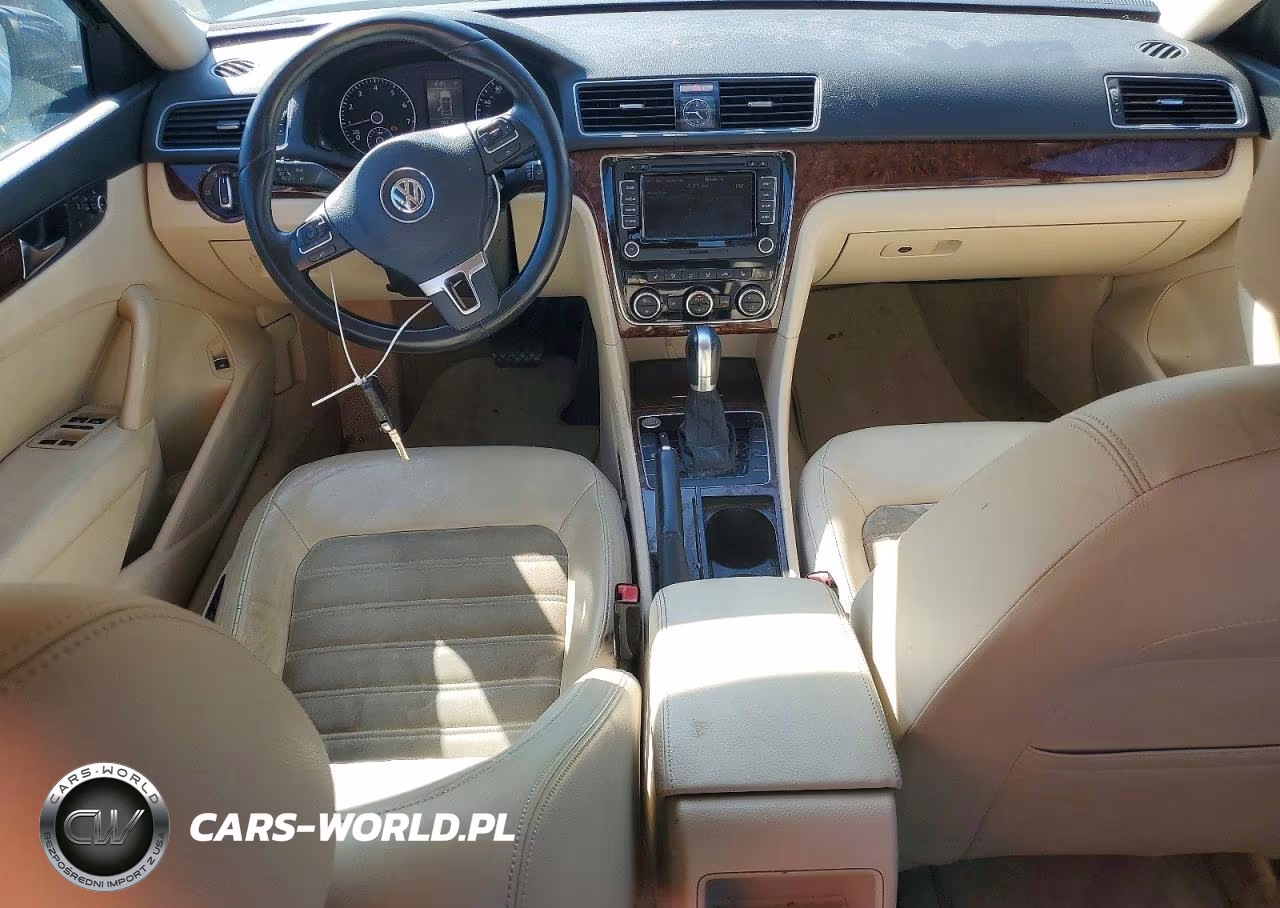2012 Volkswagen Passat Sel VIN:1VWCP7A36CC022496 - 8