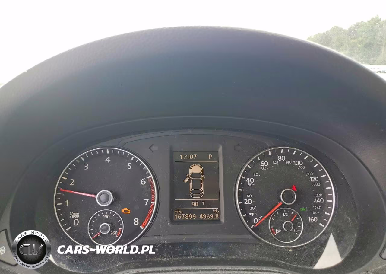 2012 Volkswagen Passat Sel VIN:1VWCP7A36CC022496 - 9