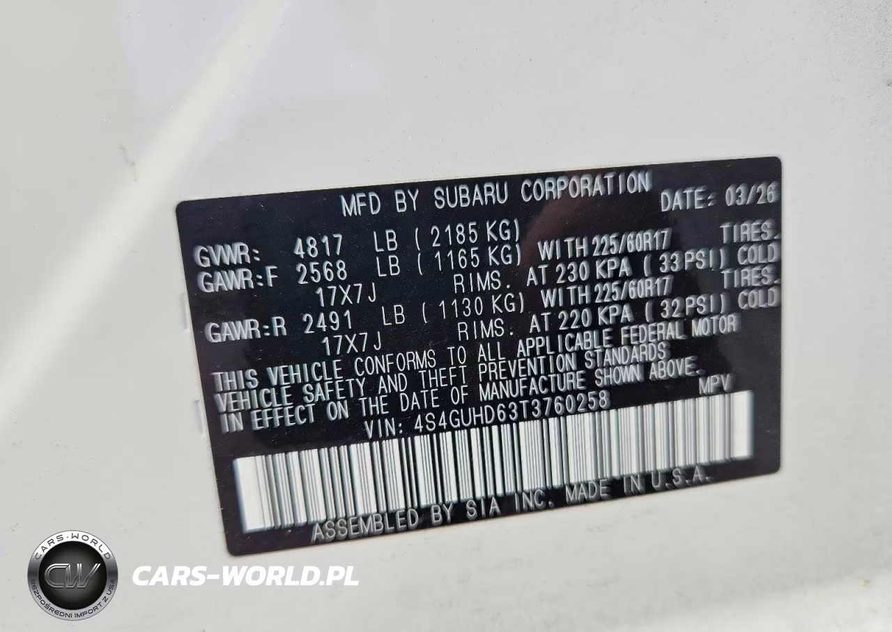 2026 Subaru Crosstrek Premium VIN:4S4GUHD63T3760258 - 14