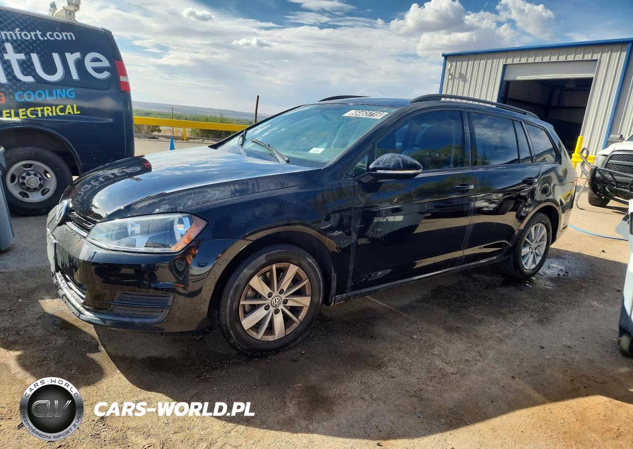 2017 Volkswagen Golf Sportwagen S VIN:3VWC17AU0HM501724 - 1