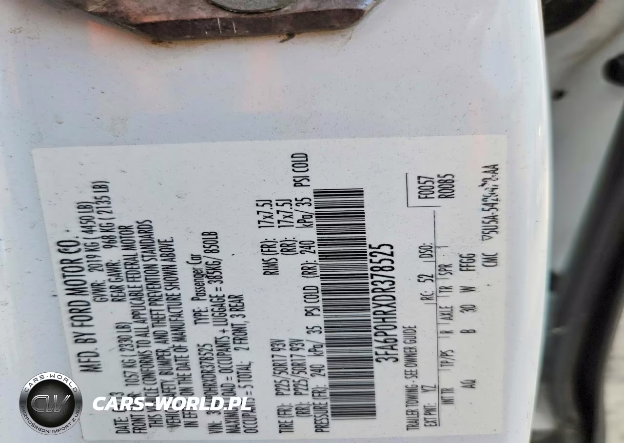 2013 Ford Fusion Se VIN:3FA6P0HRXDR378525 - 13