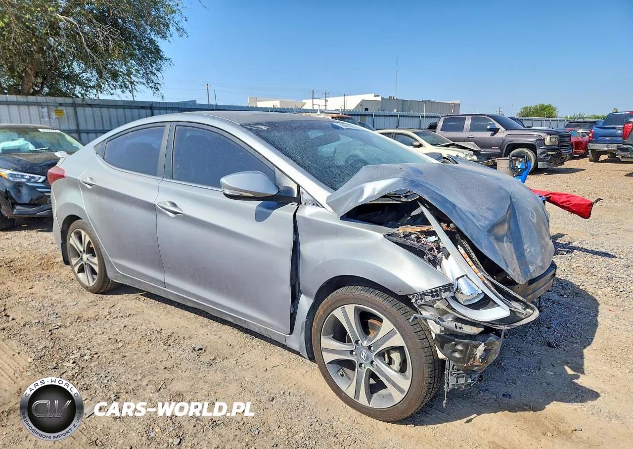 2015 Hyundai Elantra Sport VIN:KMHDH4AH9FU233054 - 4