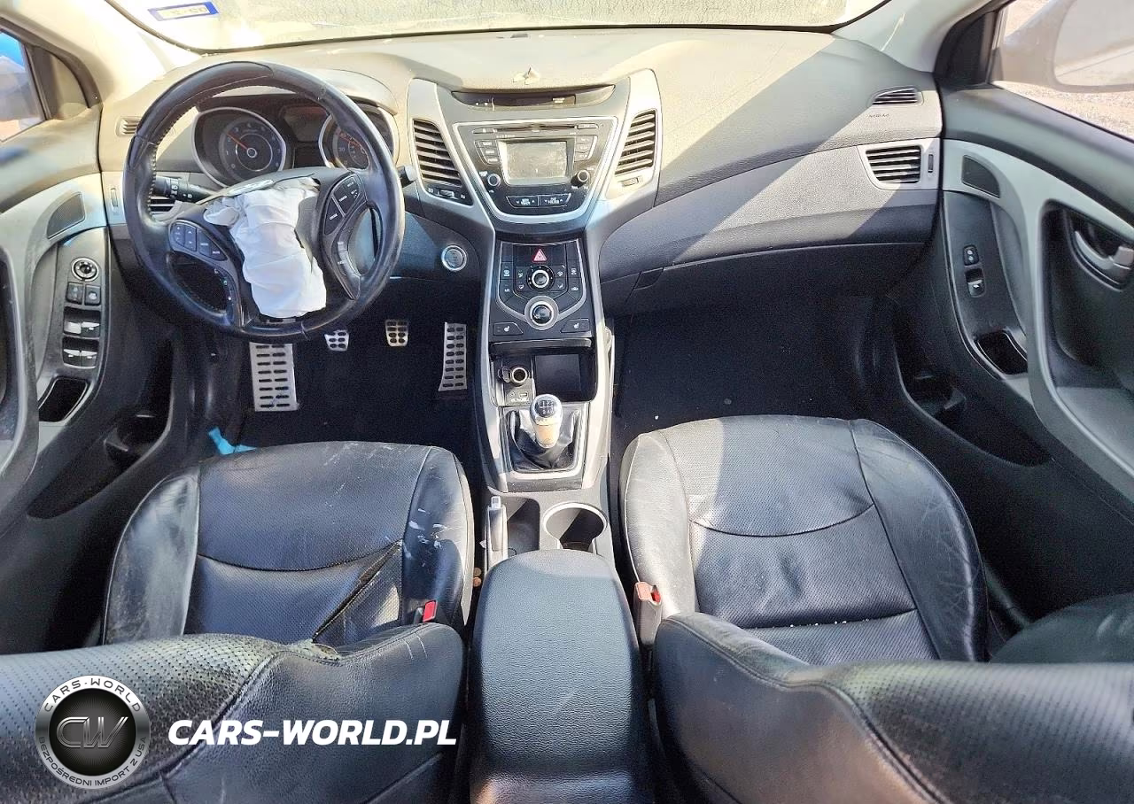 2015 Hyundai Elantra Sport VIN:KMHDH4AH9FU233054 - 8