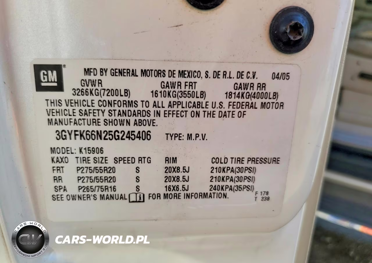 2005 Cadillac Escalade Esv VIN:3GYFK66N25G245406 - 13