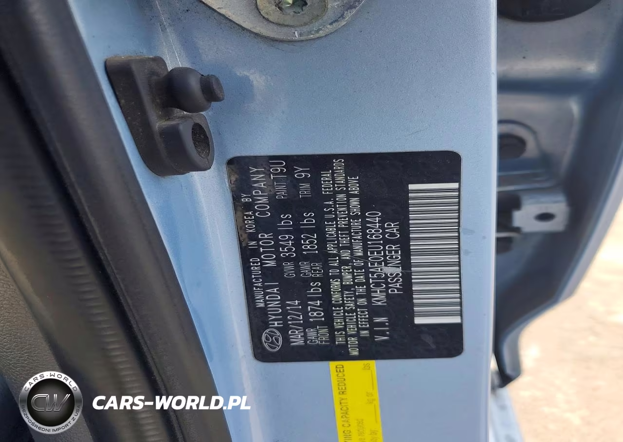 2014 Hyundai Accent Gs VIN:KMHCT5AE0EU168440 - 12