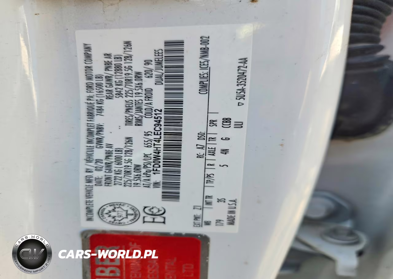2020 Ford F450 Super Duty VIN:1FD0W4HT4LEC94512 - 12