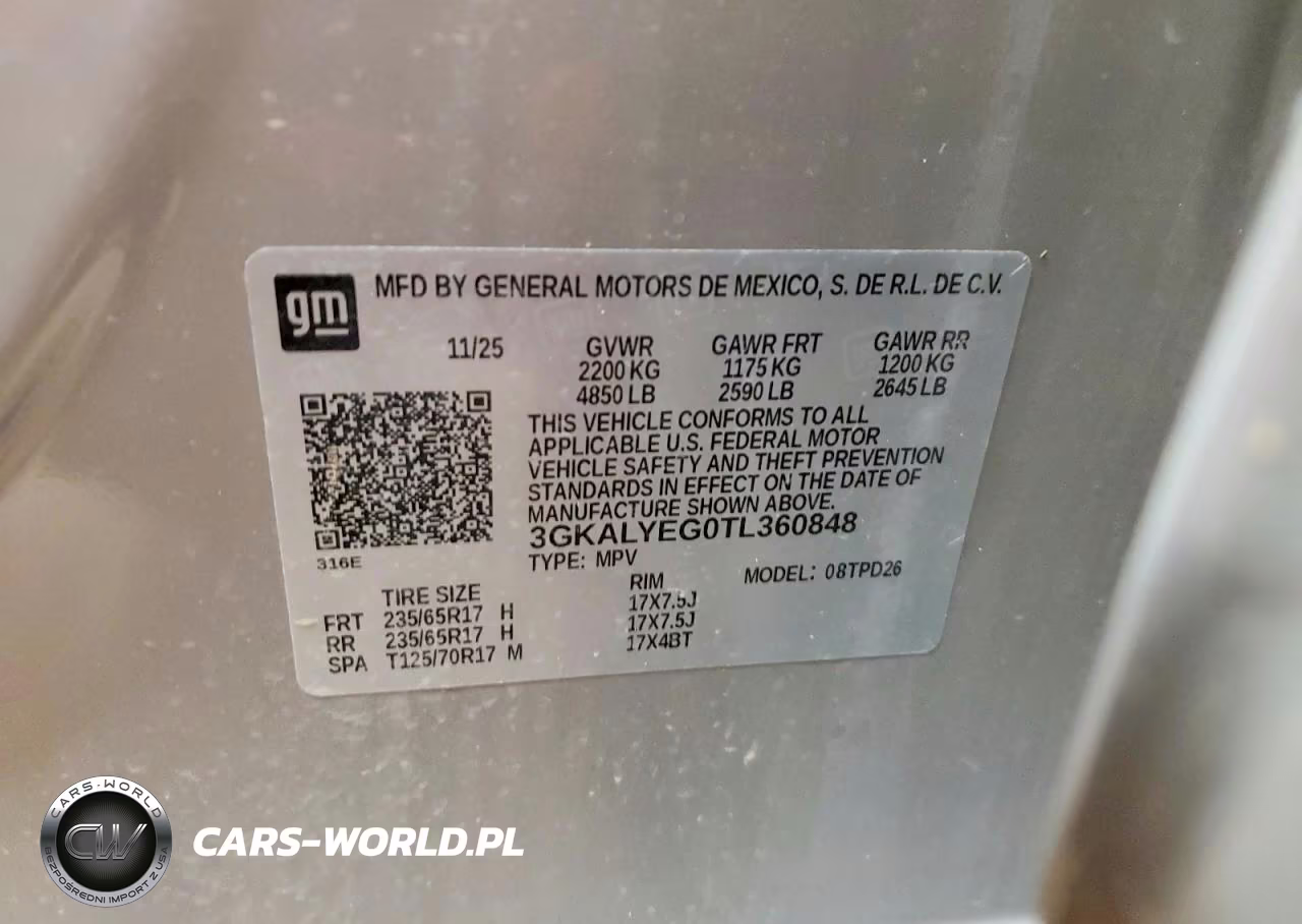 2026 GMC Terrain At4 VIN:3GKALYEG0TL360848 - 14
