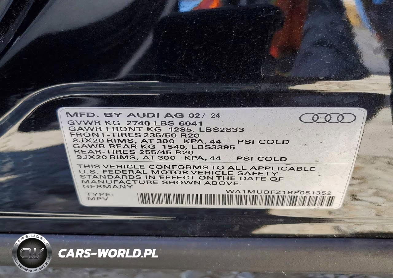 2024 Audi Q4 E-Tron Prestige VIN:WA1MUBFZ1RP051352 - 13