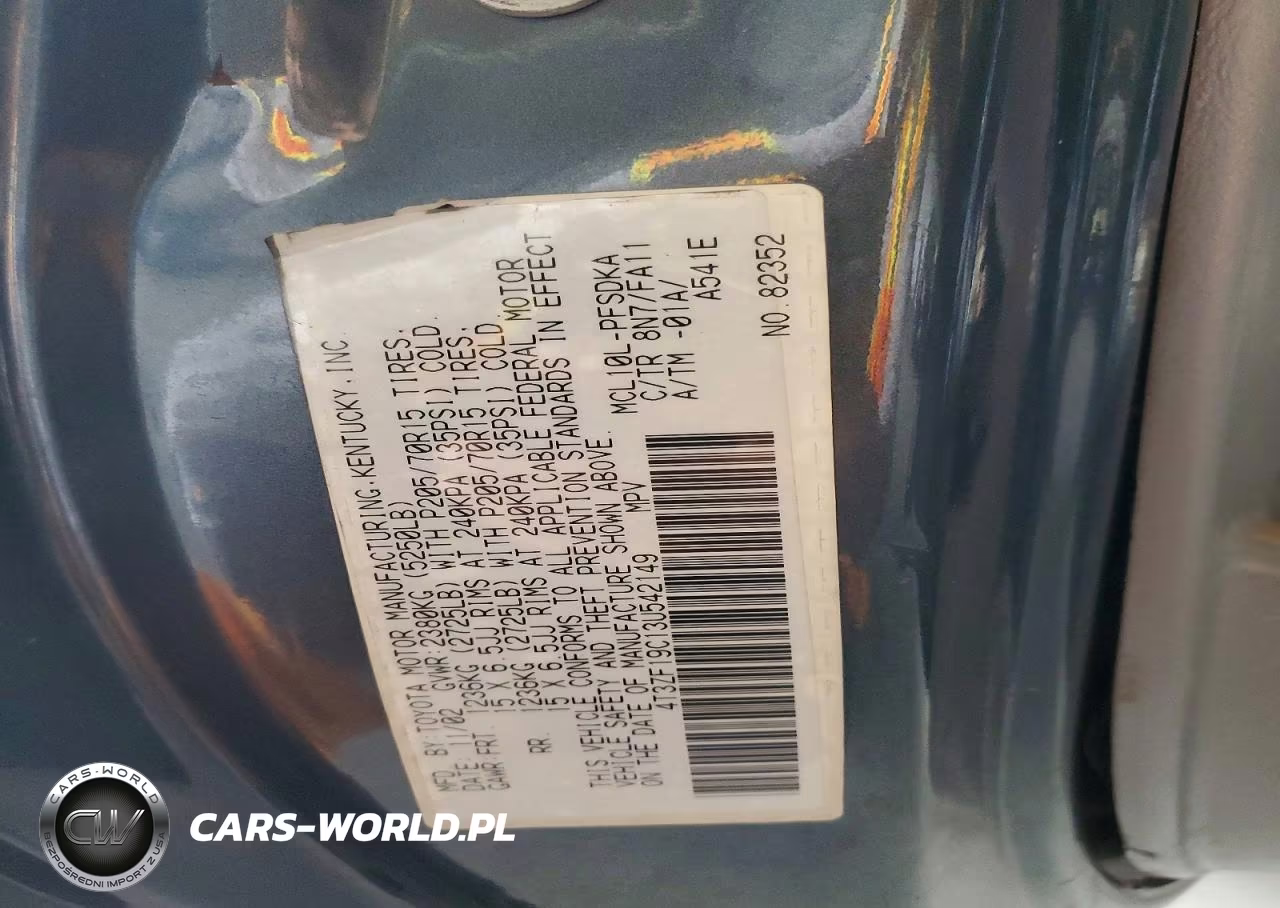 2003 Toyota Sienna Ce VIN:4T3ZF19C13U542149 - 14