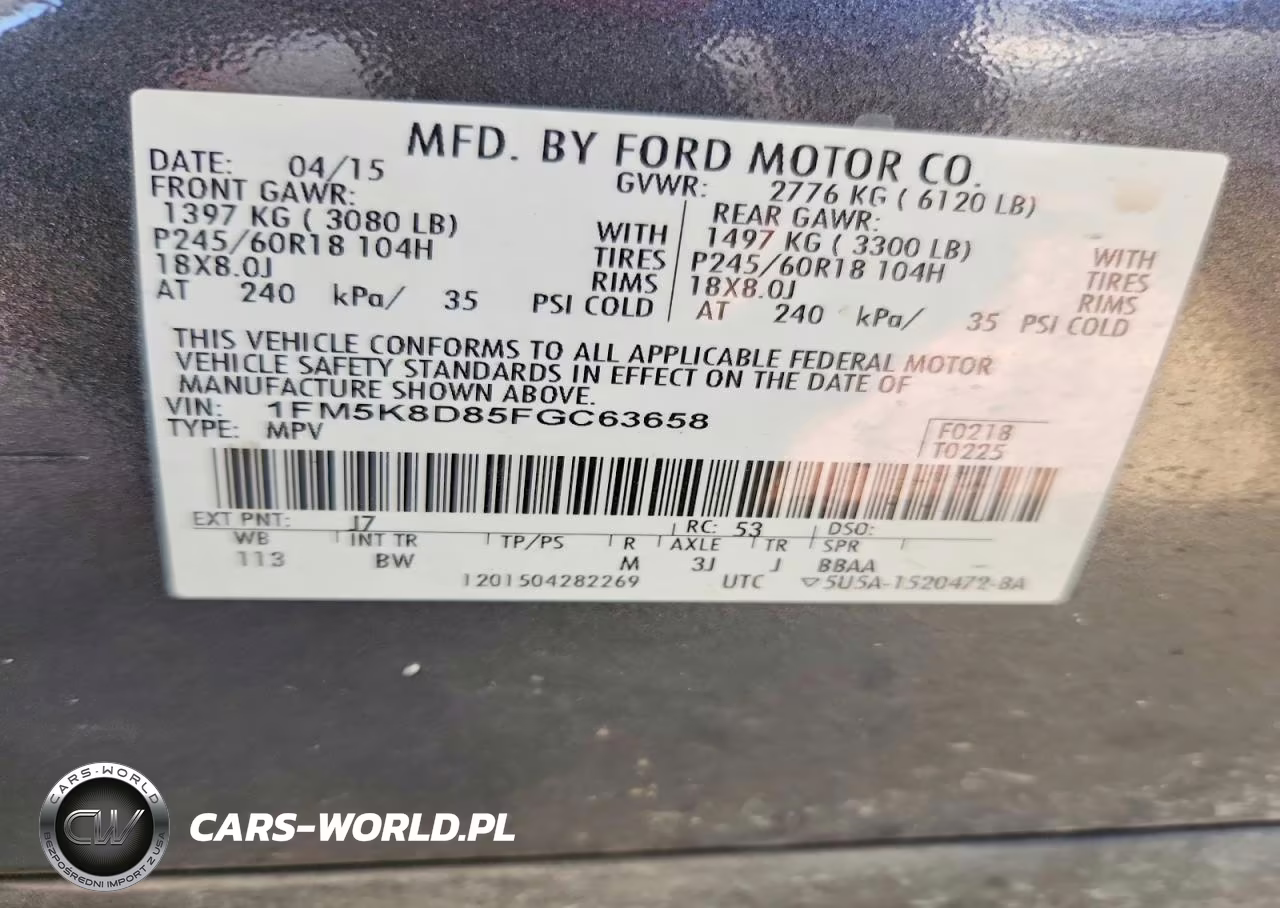 2015 Ford Explorer Xlt VIN:1FM5K8D85FGC63658 - 13