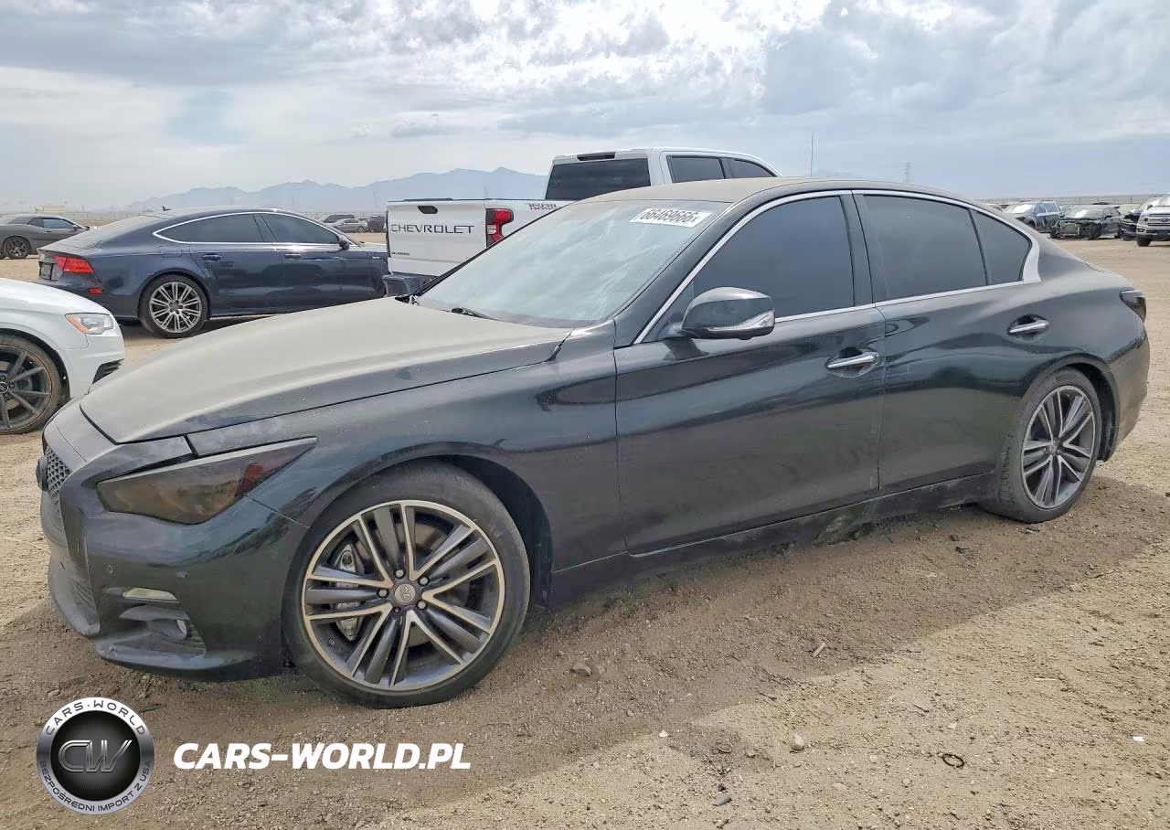 2014 Infiniti Q50 Hybrid Premium VIN:JN1AV7AR0EM701295 - 1